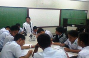 Department of Biology conducts special class to OLFU Grade 7 students