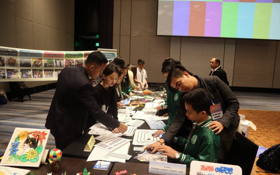 OLFU BED showcases its Student Exchange Program at 14th Asia Pacific Future Education Forum Exhibit
