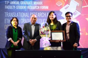 Graduate School students engage in an enriching Research Forum