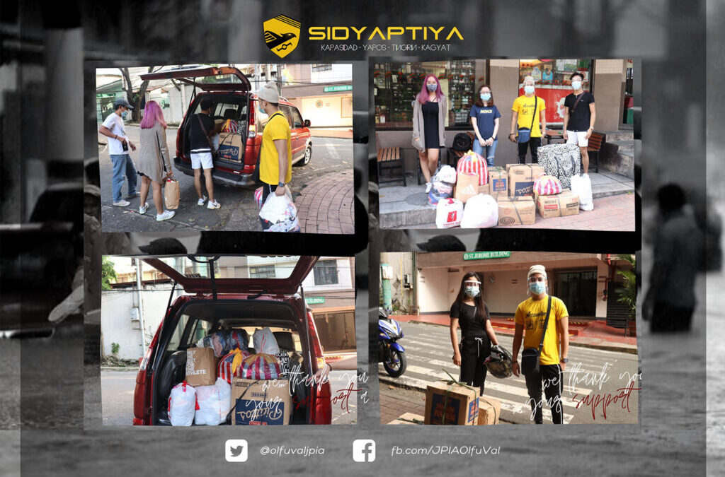 Typhoon Victims get aid through the SIDYAPTIYA Donation Drive initiated by Future Accountants