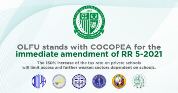 OLFU stands with COCOPEA for the amendment of RR 5-2021