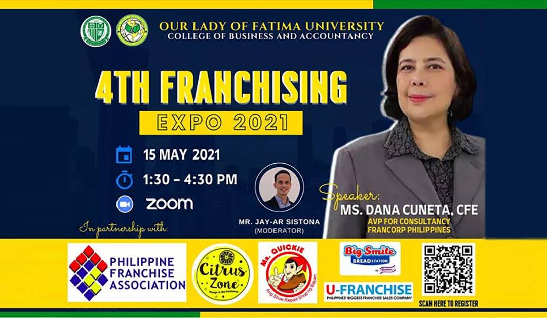 College of Business and Accountancy virtually holds 4th Franchising Expo