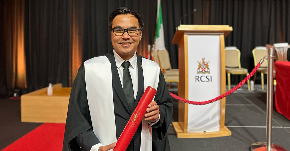 Royal College of Surgeons in Ireland bestows Fellowship upon Dr. Diño!