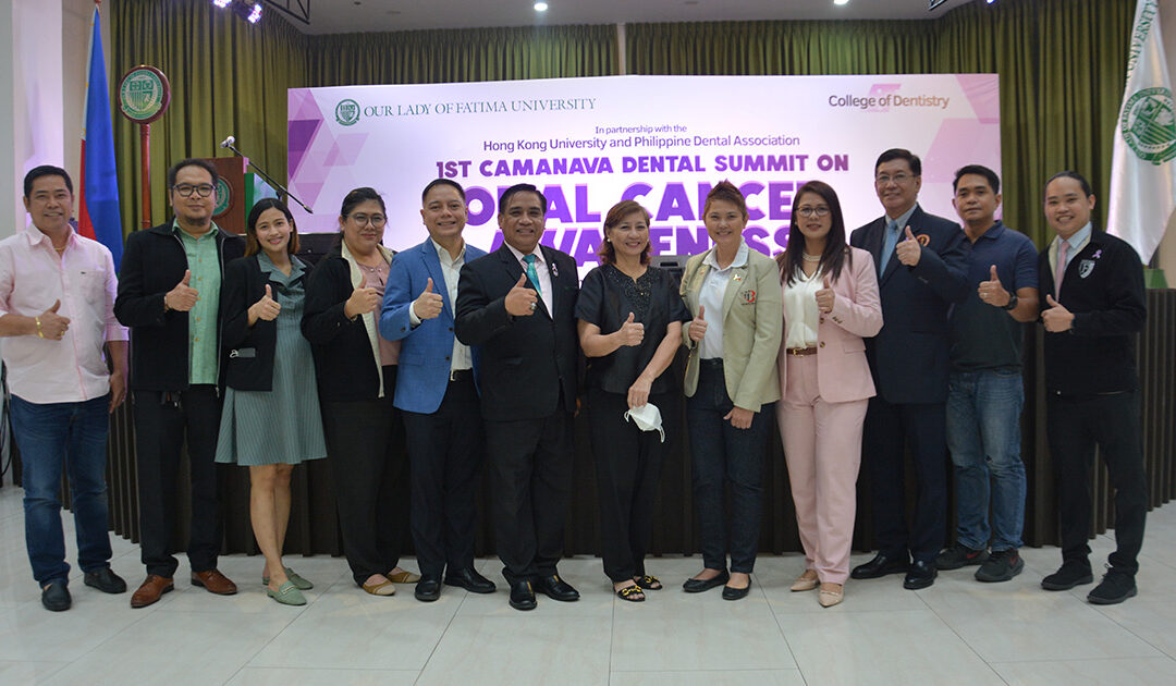 OLFU partners with Hong Kong University and Philippine Dental Association in raising Oral Cancer Awareness